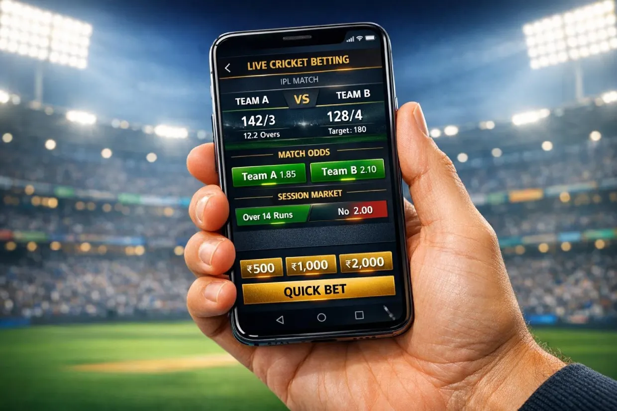 Lotus365 app live cricket betting — ball-by-ball markets on the Lotus365 APK